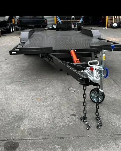 16ft x 6ft6in Car Trailer – 1990kg ATM, Manual Hydraulic Tilt