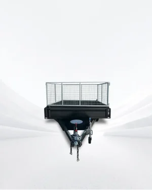 10×6 Tandem Trailer/1990 kg GVM/ Full checkerplate/ 380mm Sides/ Full tie down rails/ 900mm High galvanised cage