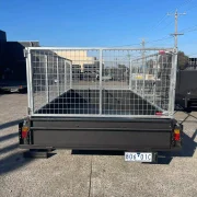 12×5 Tandem Axle Caged Box Trailer – 1990kg ATM, 900mm High Galvanised Cage, 380mm Sides, Full Checkerplate & Tie Down Rails