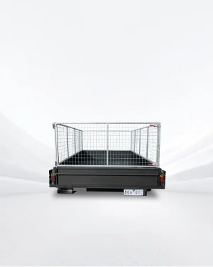 12×5 Tandem Axle Caged Box Trailer – 1990kg ATM, 900mm High Galvanised Cage, 380mm Sides, Full Checkerplate & Tie Down Rails