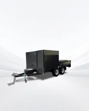12×7 Flat Top Trailer – 3500kg ATM, Half Square Toolbox