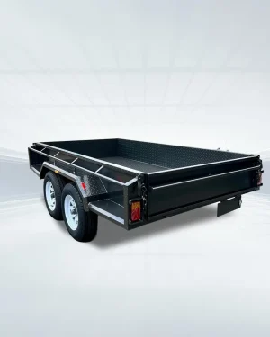 12×5 Tandem Trailer/1990 kg GVM/ Full checkerplate/ 380mm Sides/  Full tie down rails
