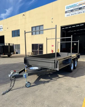 14×6 Tandem Axle Box Trailer – 3500kg ATM, 380mm High Sides, Full Checkerplate & 3 x Angled Racks