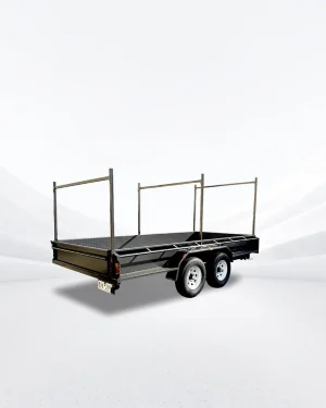 14×6 Tandem Axle Box Trailer – 3500kg ATM, 380mm High Sides, Full Checkerplate & 3 x Angled Racks