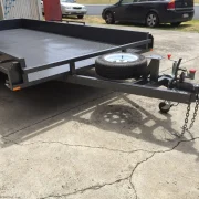 16ft x 6ft6in Car Trailer – 1990kg ATM, 10″ Sides, Slide In Ramps