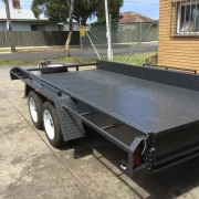 16ft x 6ft6in Car Trailer – 1990kg ATM, 10″ Sides, Slide In Ramps