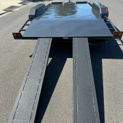 16ft x 6ft6in Beavertail Car Trailer – 3200kg ATM, Slide In Ramps
