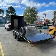16ft x 6ft6in Car Trailer - 3200kg ATM, Full Size Stoneguard