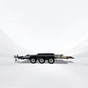 16ft x 6ft6in Tri Axle Semi Flat Car Trailer – 3500kg ATM, Slide In Ramps