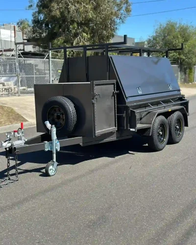 8×5 Tradesman Trailer – 1990kg ATM, 1 Piece Design, Compressor Box