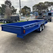 20x5 Tandem Axle Box Trailer - 1990kg ATM, 380mm High Sides, Full Checkerplate & Full Tie Down Rails