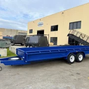 20x5 Tandem Axle Box Trailer - 1990kg ATM, 380mm High Sides, Full Checkerplate & Full Tie Down Rails