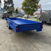 20x5 Tandem Axle Box Trailer - 1990kg ATM, 380mm High Sides, Full Checkerplate & Full Tie Down Rails