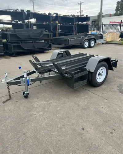 6×4 Bike Trailer – 750kg ATM, Checkerplate Floor, Heavy Duty Build