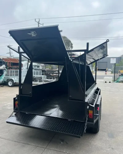 8×5 Tradesman Trailer – 1990kg ATM, 2 Piece Design, Rear Door