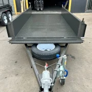 12×5 Tandem Axle Box Trailer – 1990kg ATM, 380mm High Sides, Full Checkerplate & Full Tie Down Rails