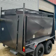 8×5 Tradesman Trailer – 1990kg ATM, 1 Piece Design, Square Top & Compressor Box