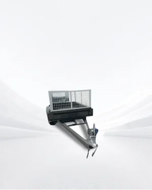 6×4 Single Axle Caged Box Trailer – 750kg ATM, 600mm High Galvanised Cage, Full Checkerplate, Front & Rear Tailgate