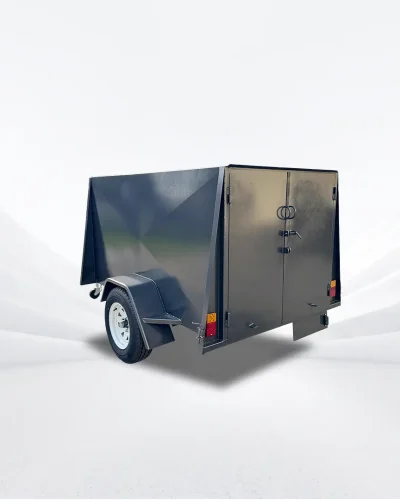 6×4 Enclosed Trailer – 750kg ATM, 4ft High Interior, Rear Barn Doors