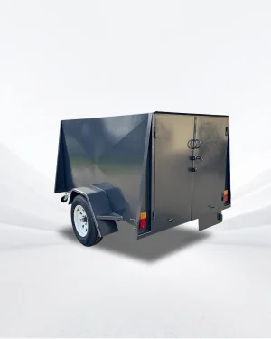 6×4 Enclosed Trailer – 750kg ATM, 4ft High Interior, Rear Barn Doors