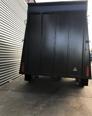 12×6 Enclosed Trailer – 3200kg ATM, 7ft High Interior, Full Back Ramp