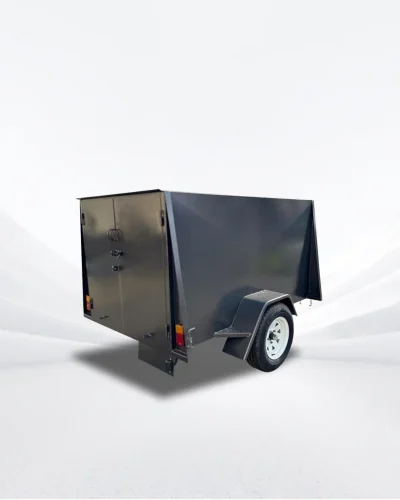 7×4 Enclosed Trailer – 750kg ATM, 4ft High Interior, Rear Barn Doors