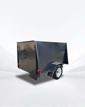 7×4 Enclosed Trailer – 750kg ATM, 4ft High Interior, Rear Barn Doors