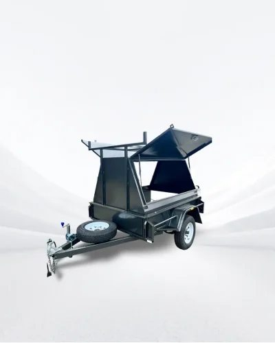7×4 Tradesman Trailer/ 750 Kg GVM/ 2 Piece design