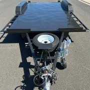 16ft x 6ft6in Beavertail Car Trailer – 3200kg ATM, Slide In Ramps