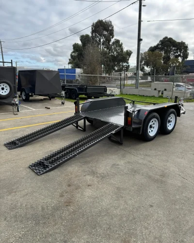 8×5 Machinery Trailer – 2800kg ATM, 2 x Stand Back Ramps