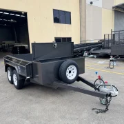 8x5 Tandem Tipper Trailer - 1990kg ATM, Top Opening Toolbox