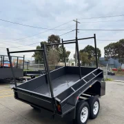 8x5 Tandem Tipper Trailer - 1990kg ATM, Top Opening Toolbox