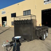 8x5 Tipper Trailer - 2800kg ATM, Full Size Toolbox with Rake & Shovel Holder