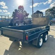 8x5 Tipper Trailer - 2800kg ATM, Full Size Toolbox with Rake & Shovel Holder