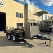 8x5 Tipper Trailer - 2800kg ATM, Full Size Toolbox with Rake & Shovel Holder