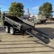 8x5 Tipper Trailer - 2800kg ATM, Full Size Toolbox with Rake & Shovel Holder
