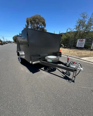 7×5 Lawn Mowing Trailer – 1400kg ATM, Barn Doors & Slide In Ramps