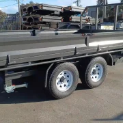12×7 Flat Top Tipper Trailer – 3500kg ATM, Removable Sides & Headboard