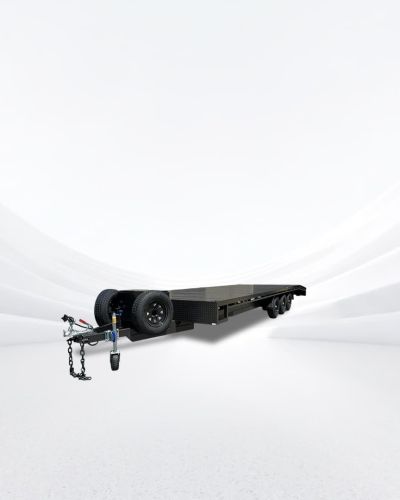9m x 2.4m Tri Axle Beavertail Flat Top Trailer – 4500kg ATM