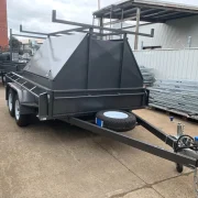 10×5 Tradesman Trailer – 1990kg ATM, 2 Piece Design, Half Tradesman Top