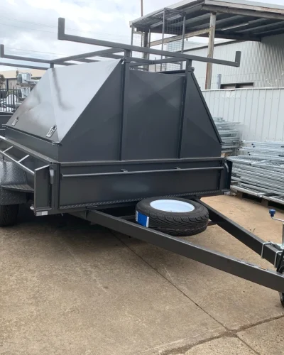 10×5 Tradesman Trailer – 1990kg ATM, 2 Piece Design, Half Tradesman Top