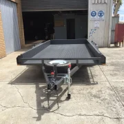 16ft x 6ft6in Car Trailer – 1990kg ATM, 10″ Sides, Slide In Ramps