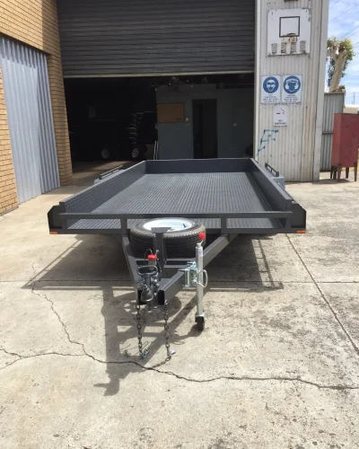 16ft x 6ft6in Car Trailer – 1990kg ATM, 10″ Sides, Slide In Ramps