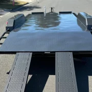 16ft x 6ft6in Beavertail Car Trailer – 3200kg ATM, Slide In Ramps